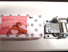 Drehorgel, v. Wortheld, spielt Melodie: Für Elise, 5x4x2 cm