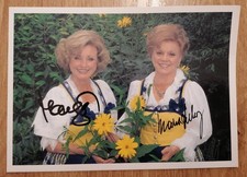  Autogramm Maria und Margot Hellwig, Volksmusik