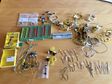 Modelleisenbahn H0 Konvolut, Bastlerware, Lampen, Verteiler, Glühbirnen