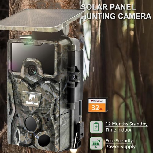 Solar wildkamera 48mp - solar, 4k
