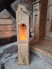 Windlicht Laterne  Altholz 71