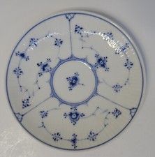 Royal Copenhagen 79 - 82 Untertasse Teller Musselmalet Riflet Porzellan Antik