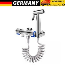 Bidet Brause Edelstahl Hygiene wc Handbrause Armatur set mit Duschschlauch DHL