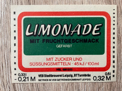 Etiketten limonade veb - limonade,,