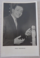 Foto Autogrammkarte Schlagersänger Fred Frohberg 1956 (114328)