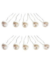 Haarnadel Perle Strass Braut Hochzeitsschmuck Kopfschmuck Brautschmuck Kommunion
