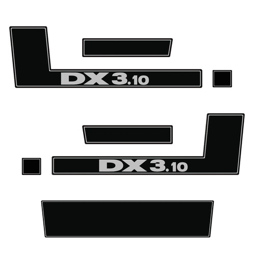 Deutz dx3 aufkleber - deutz,