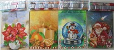 4 Diamond -Painting-Aufstellkarten* Zubehör* Winter/Weihnachten* Set 2/ QVC