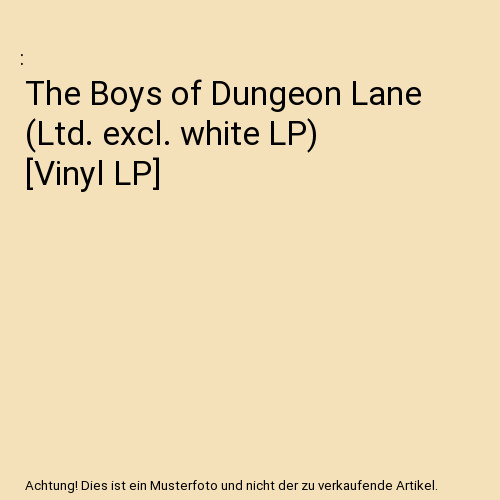 The boys dungeon lane ltd - dungeon,
