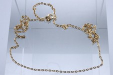 2,9g 18kt Goldkette 51cm 750er Gold Schmuck feine Ankerkette Halskette  18 Karat
