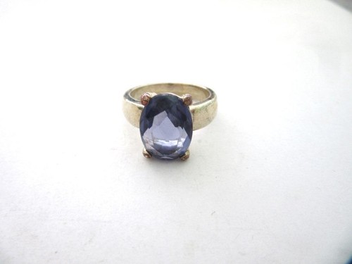 Silberfb ring lila stein - ring,