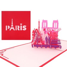 Pop karte paris panorama - up,