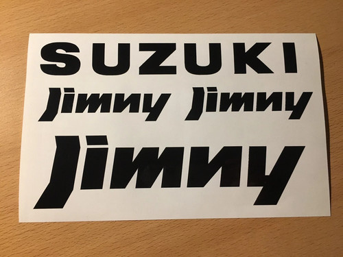 Jimny aufkleber set offroad - jimny,