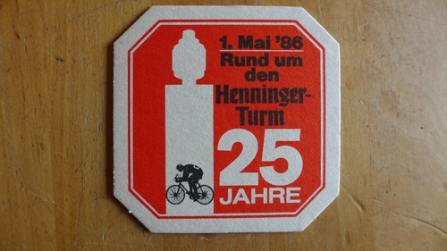 Bierdeckel jahre radrennen - jahre,