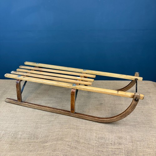 Alter vintage schneeschlitten - alter,