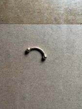 Echtgold 14 Karat Piercing Barbell