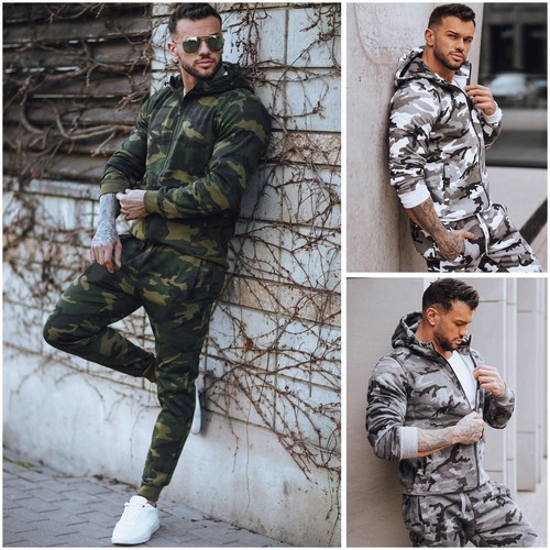 Herren trainingsanzug camo - trainingsanzug,