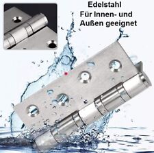 2-10x Edelstahl Scharniere Tor Schwerlast Türbänder Gartentor Boote Beschlag Set