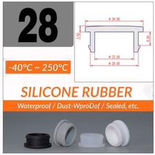 Abdeckstopfen Lochkappen Endkappen Silikongummi Dichtung Stopfen 2,5mm-60,6mm