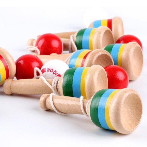 Hölzerne gemalte kendama - hölzerne,