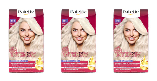 Palette intensiv creme - 3x,
