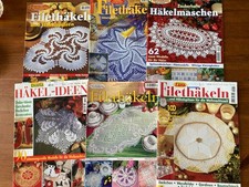 6 große Handarbeitshefte