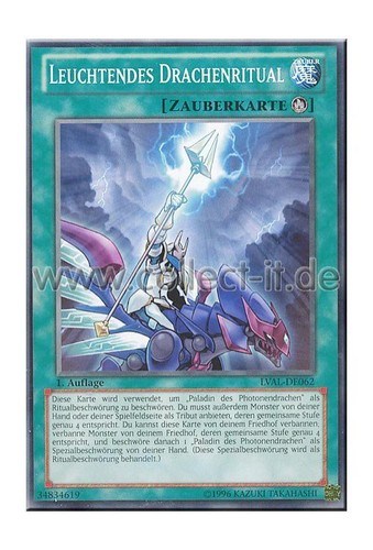 Yugioh lval de062 leuchtendes - yugioh,