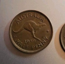 australian half pennys