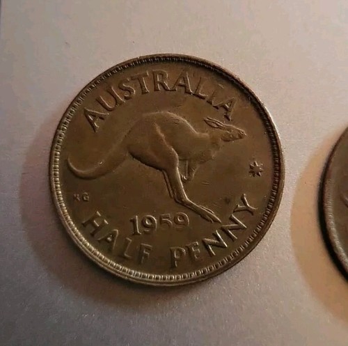 Australian half pennys - australian,