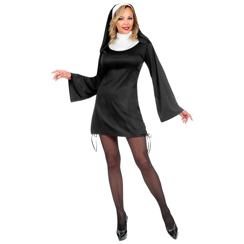 Kostüm nonne kleid haube - kleid,,