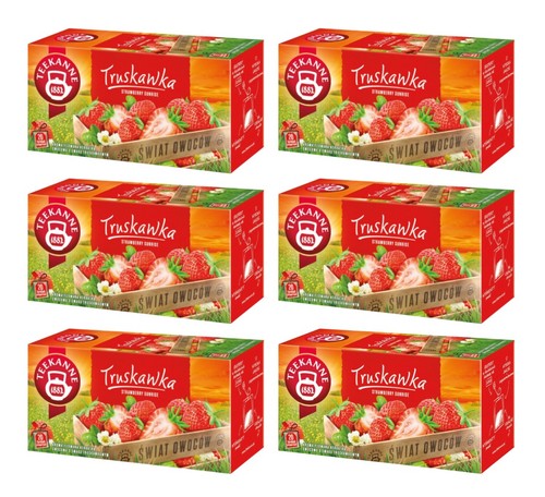 Teekanne erdbeere tee 20 - tee, 6x