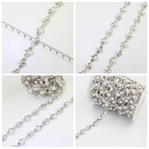 Perlen strass band kette - 1.8m,