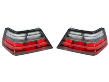 Satz Lichtscheiben Rücklichtgläser rauchgrau für Mercedes W124 Schlußleuchten