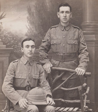 WW1 Britische Soldaten RPPC