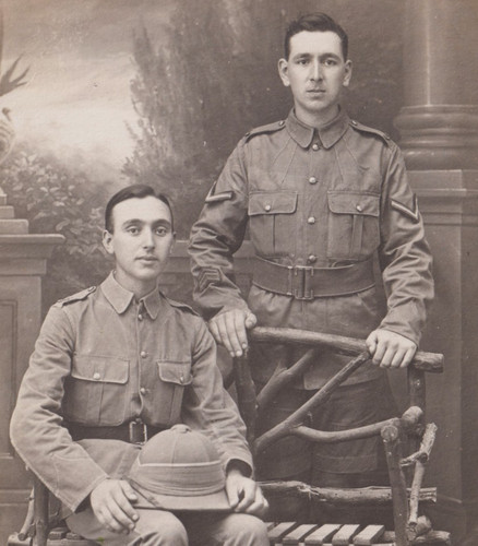 Ww1 britische soldaten rppc - britische,