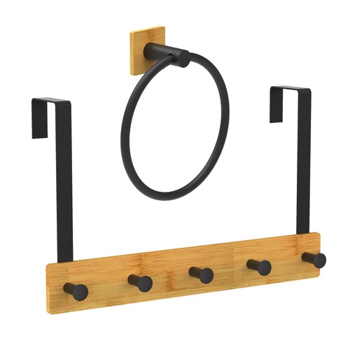 Türgarderobe handtuchring set - handtuchring,