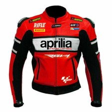 Aprilia Motorrad Lederjacke