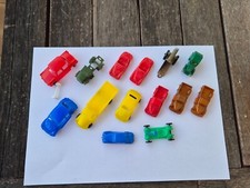 Konvolut Groschenautos Modellautos, 60er Jahre, Kunststoff, 60ies penny cars