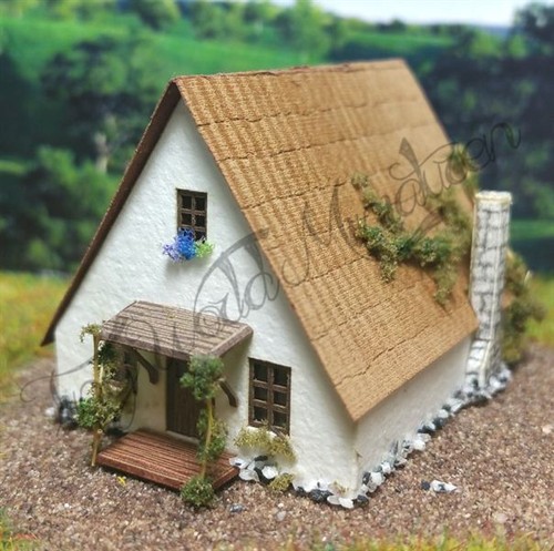 Kleines dorfhaus kaminfeuer - dorfhaus, "kaminfeuer"