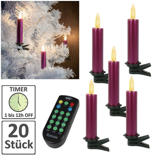 Led christbaumkerzen timer - 20,
