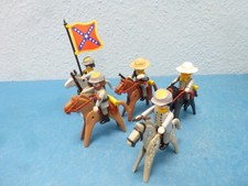Südstaatler Soldat ACW Western Figur Pferde Waffen Playmobil 052
