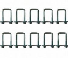 10x U-Bügel Zurrbügel 800kg 92 mm Ladungssicherung Zurröse M12 Zurrhaken LKW