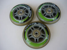 Bis zu 2x Inliner Rolle Skaterrolle 80 mm inkl. ABEC-7 Kugellager