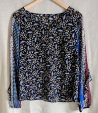 Chiffon Bluse in Gr. M  bunt