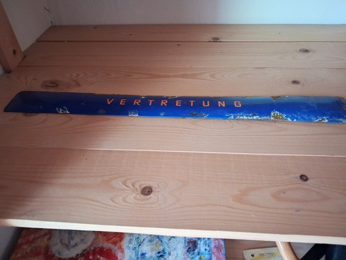 Altes emailleschild vertretung - altes,
