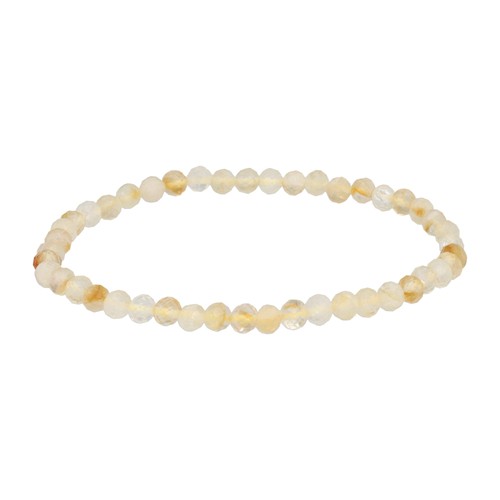 Citrin facettiertes armband - citrin,