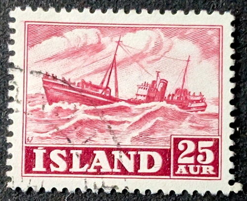 Island 1954 hochseefischerei - island,
