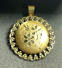 750 Gold 18 K variabel Medaillon Anhänger Brosche solide Juwelier Qualität