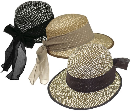 Eleganter ovaler damenhut mit - ovaler,