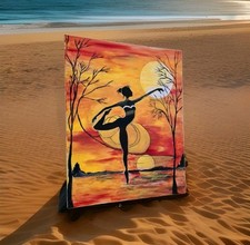 Acrylbild abstrakt unikat - acrylbild,
